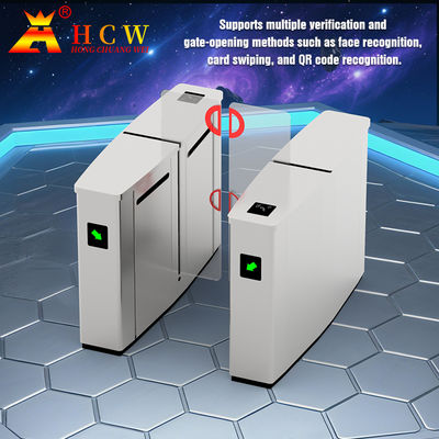 Hcw Biometric Airport Sliding Turnstile Gate Bi-directional Security Access Custom