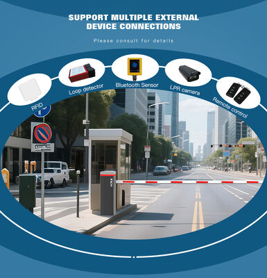 HCW Parking Barrier Gate with Cold Rolled Plate Adjustable Speed and All-Weather Reliability for Durable Access Control