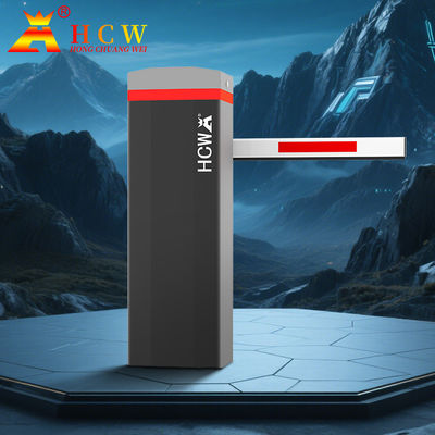 HCW 주차 장벽 게이트 고속 브러쉬리스 모터 150W 자동 LED 라이트를 주차 부지에