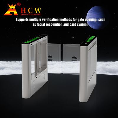 HCW CE 얼굴 인식 회전식 출입구 IP54 방수 양방향