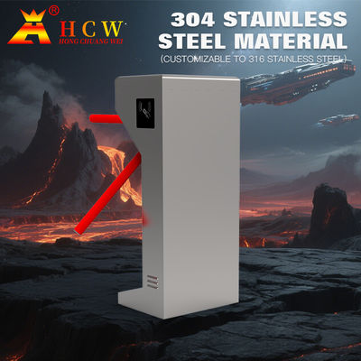 HCW Relay Signal Fully Automatic Tripod Turnstile Gate 220V Intelligent Management