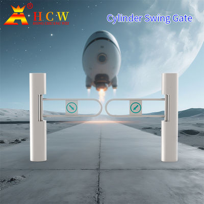 HCW 1S 회전문 스윙 게이트 슈퍼마켓 입구 회전문 (얼굴/지문 인식 포함)