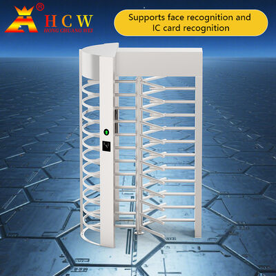 HCW 304 Stainless Steel Full Height Turnstile with 2400*1500*2300mm Dimensions and 40 People/Minute Passage Speed
