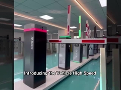 CW253 HCW 주차 장벽 게이트 고속 브러시리스 모터 150W 자동 LED 라이트로 주차장